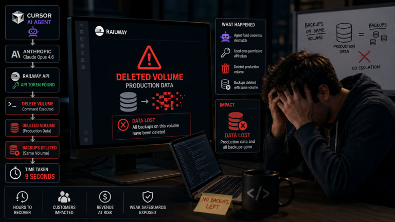 AI agent's unauthorized data deletion highlights risks in cloud API design