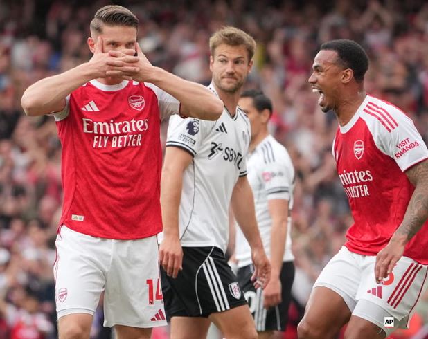 Gyokeres lập cú đúp giúp Arsenal hơn Man City 6 điểm