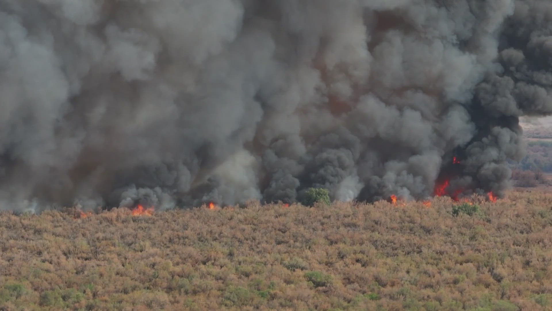 Residents near Buckeye brush fire advised to shelter in place