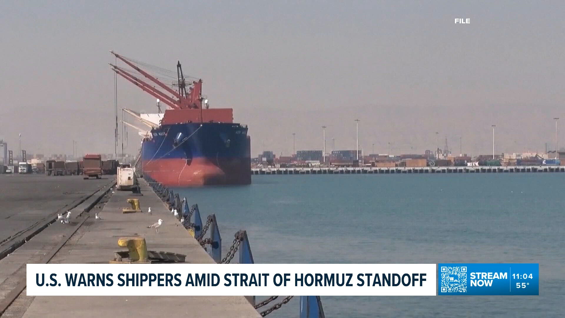 US warns shippers amid Strait of Hormuz standoff