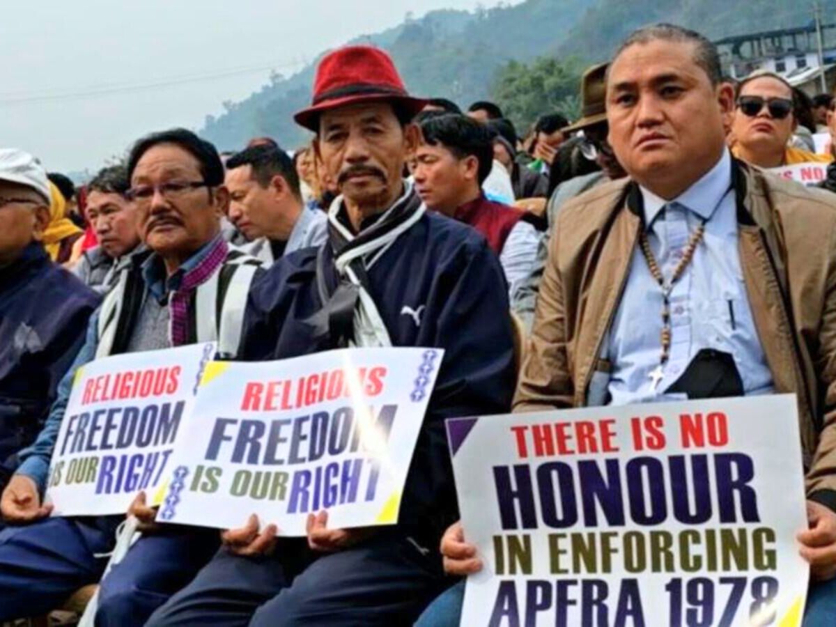 Protests intensify over Arunachal's religion law