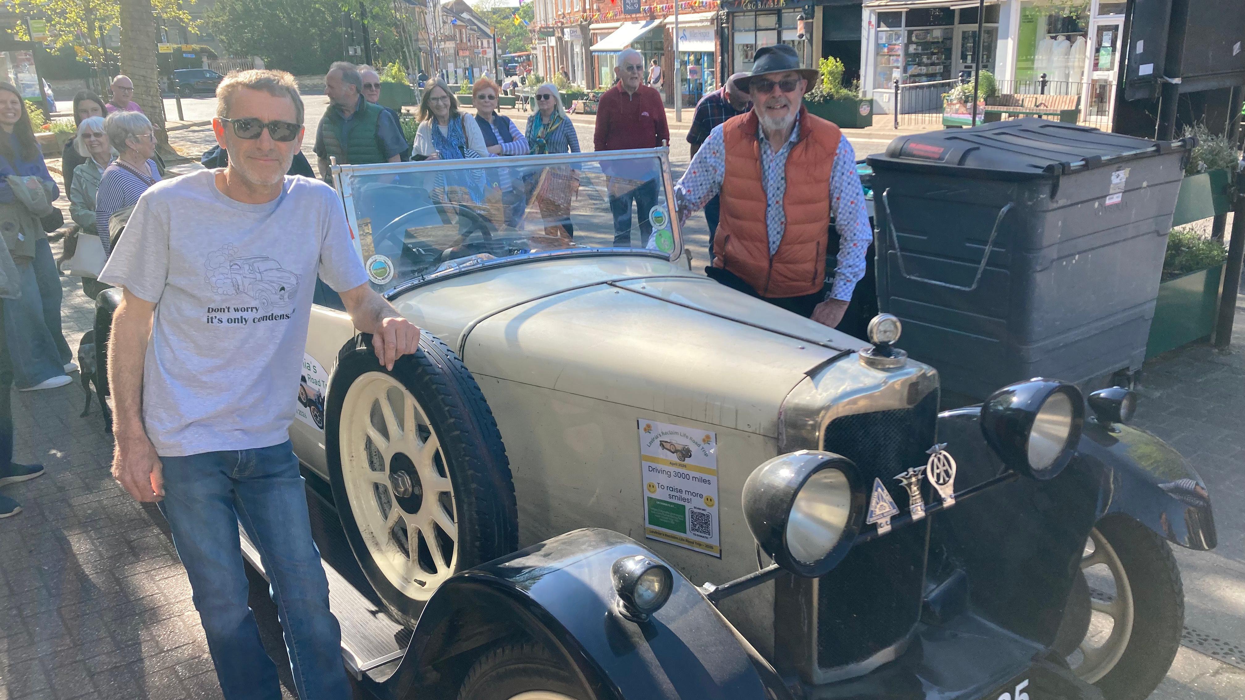 Vintage car completes coastal charity tour of UK