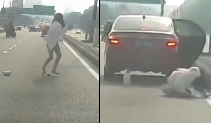 [Watch] Woman jumps from moving ride-hail car in Klang, says driver was ...