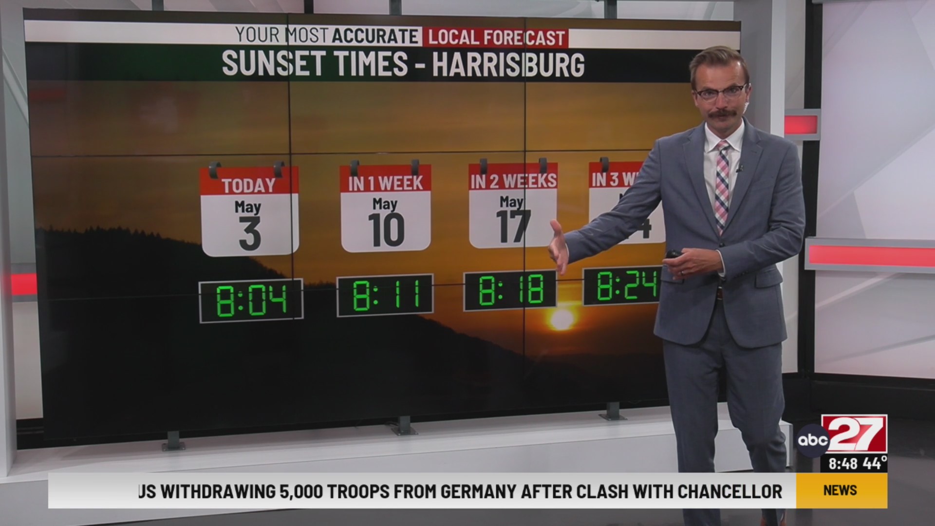Michael's Sunday 8am forecast update