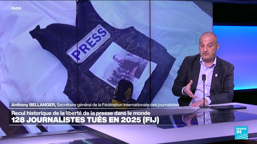 128 journalistes ont été tués dans le monde en 2025, la liberté de la ...