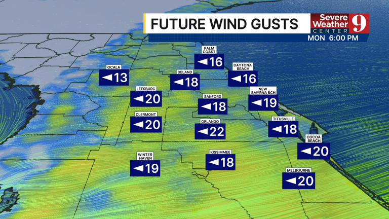 Gusty winds and cooler temps expected today, rain returns Thursday