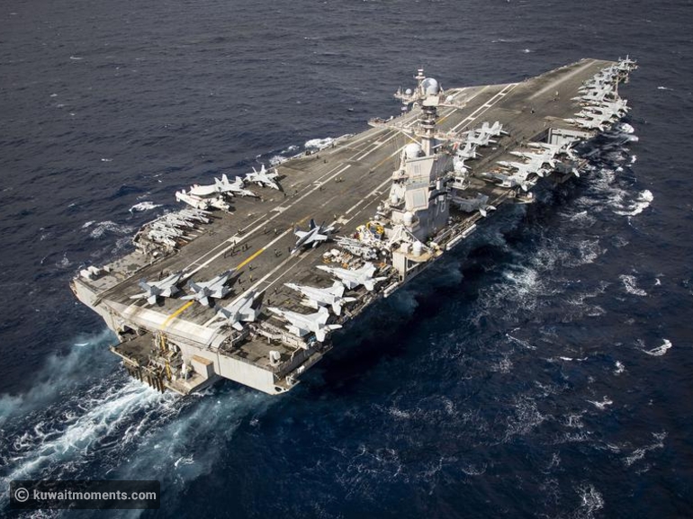 US aircraft carrier Gerald R Ford exits Middle East