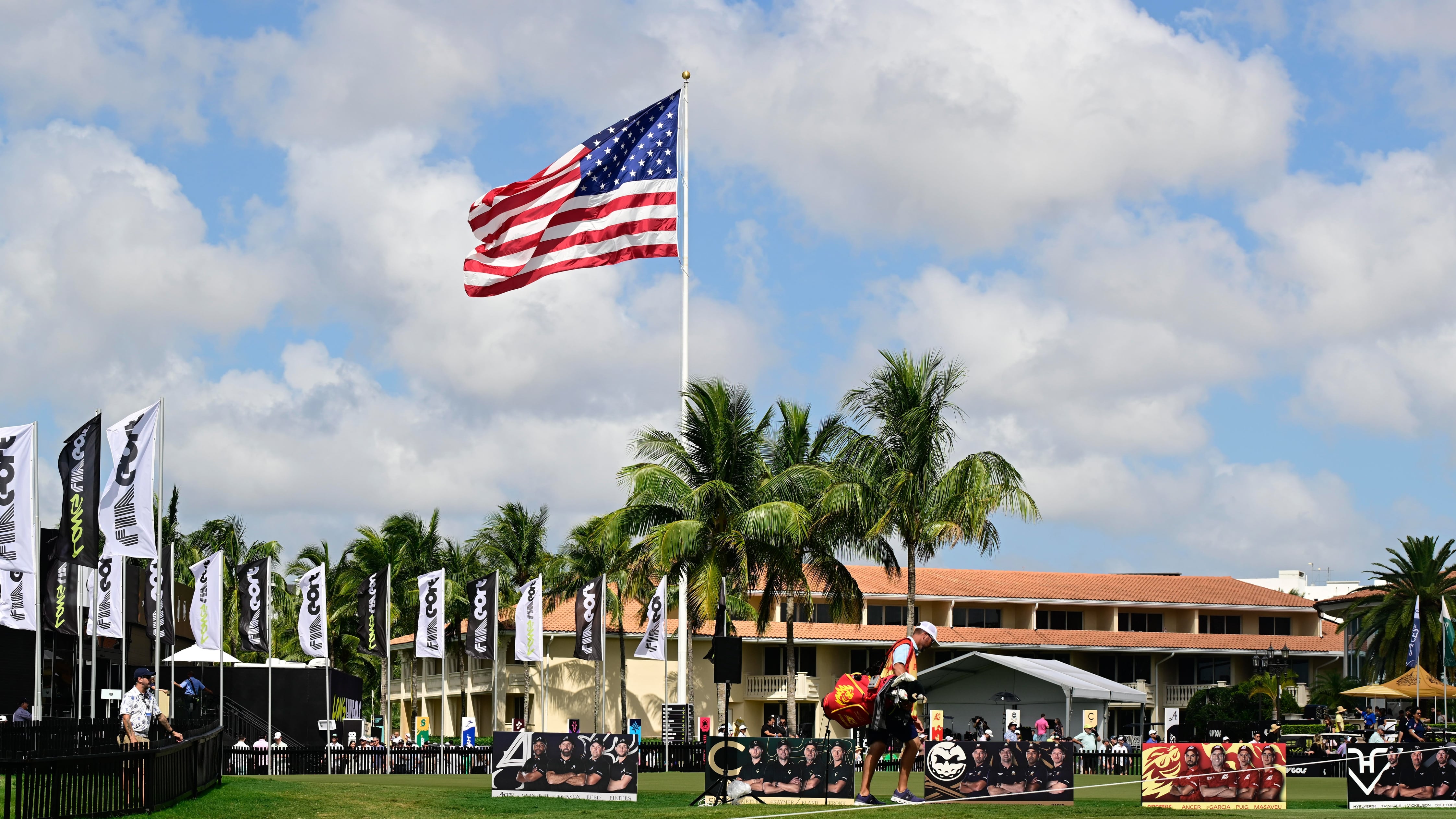 Secret Service cuffs disruptive man at Trump golf course