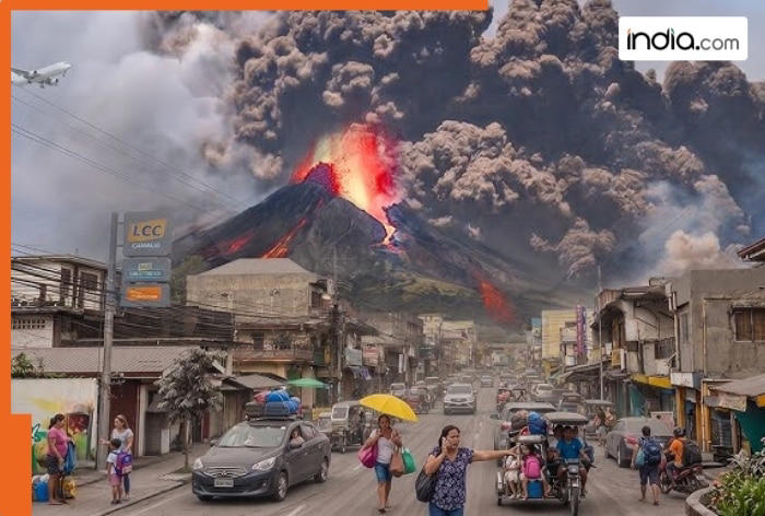 Mayon volcano erupts in Philippines, thousands flee homes, 6-km area ...