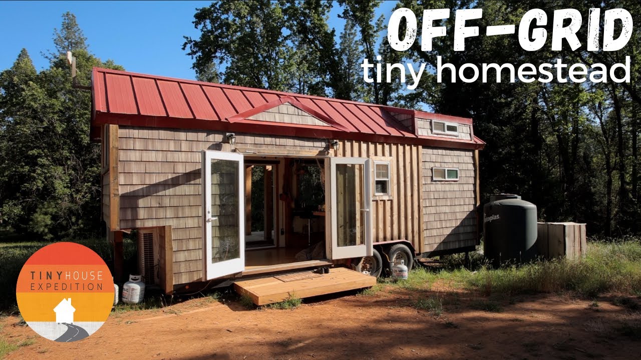After 3 years of practice they built amazing DIY timber frame tiny home