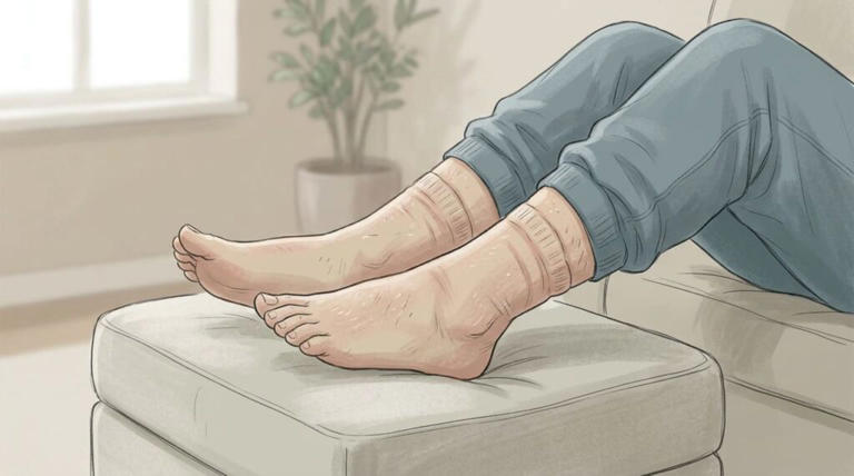 5 sinais visíveis nas pernas que indicam danos nos rins