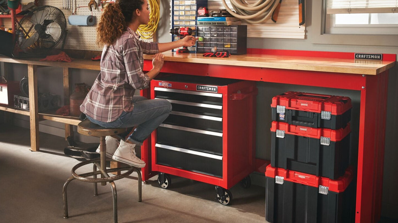 We compared similar tool boxes from Home Depot & Lowe's, and one is way ...