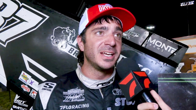 Aaron Reutzel reacts after winning in his home state of Texas Saturday ...
