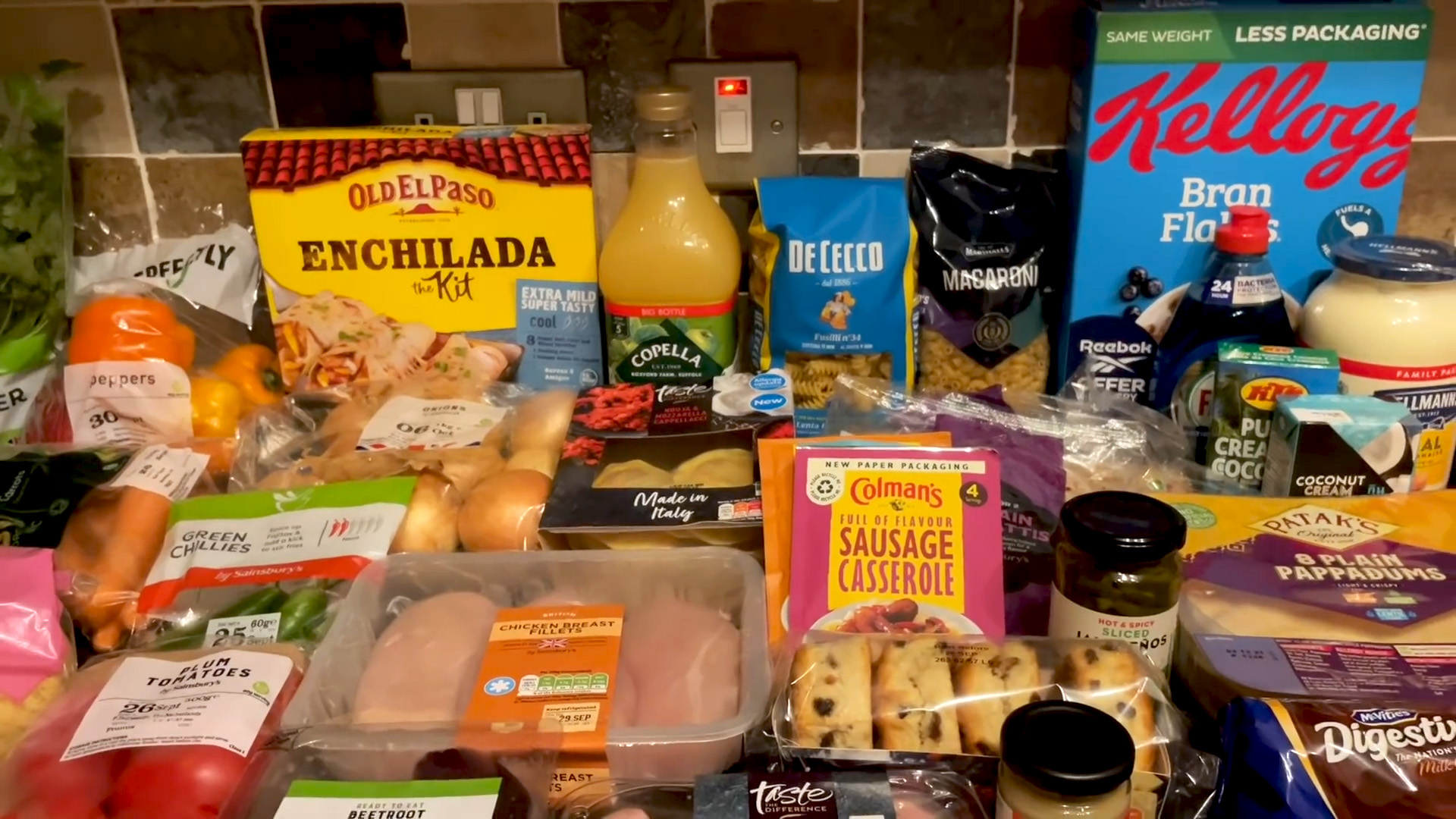 Budget Friendly Family Food Haul From Sainsburys