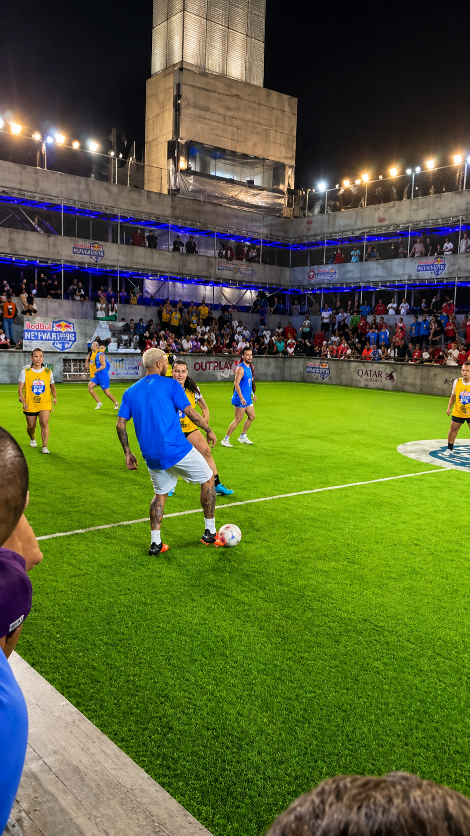Neymar shows his signature dribbling moves