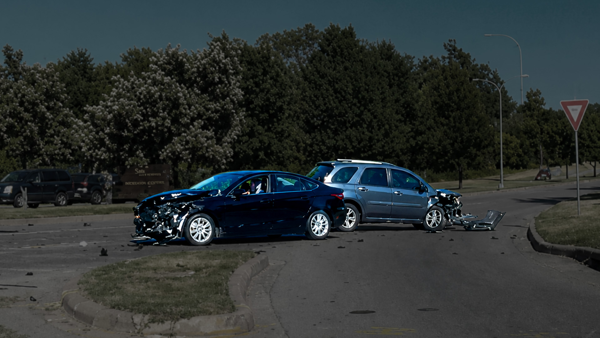 Crash caught on camera