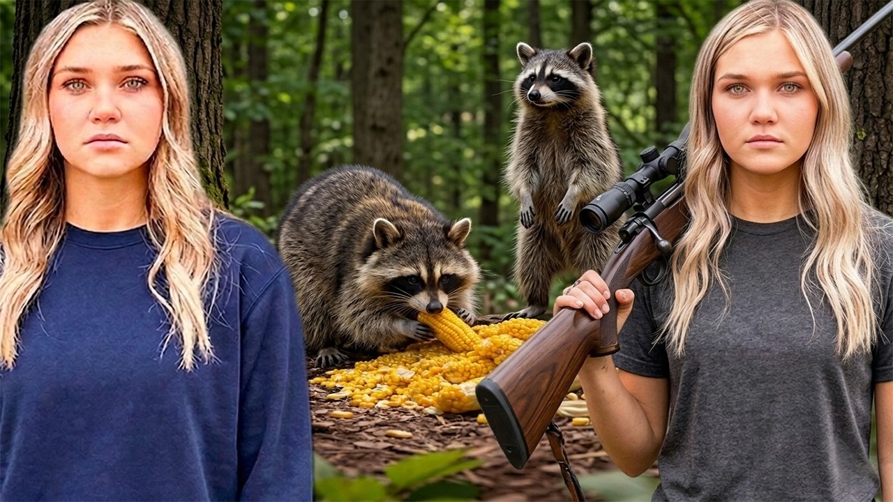 We had too many raccoons… so we hunt them!