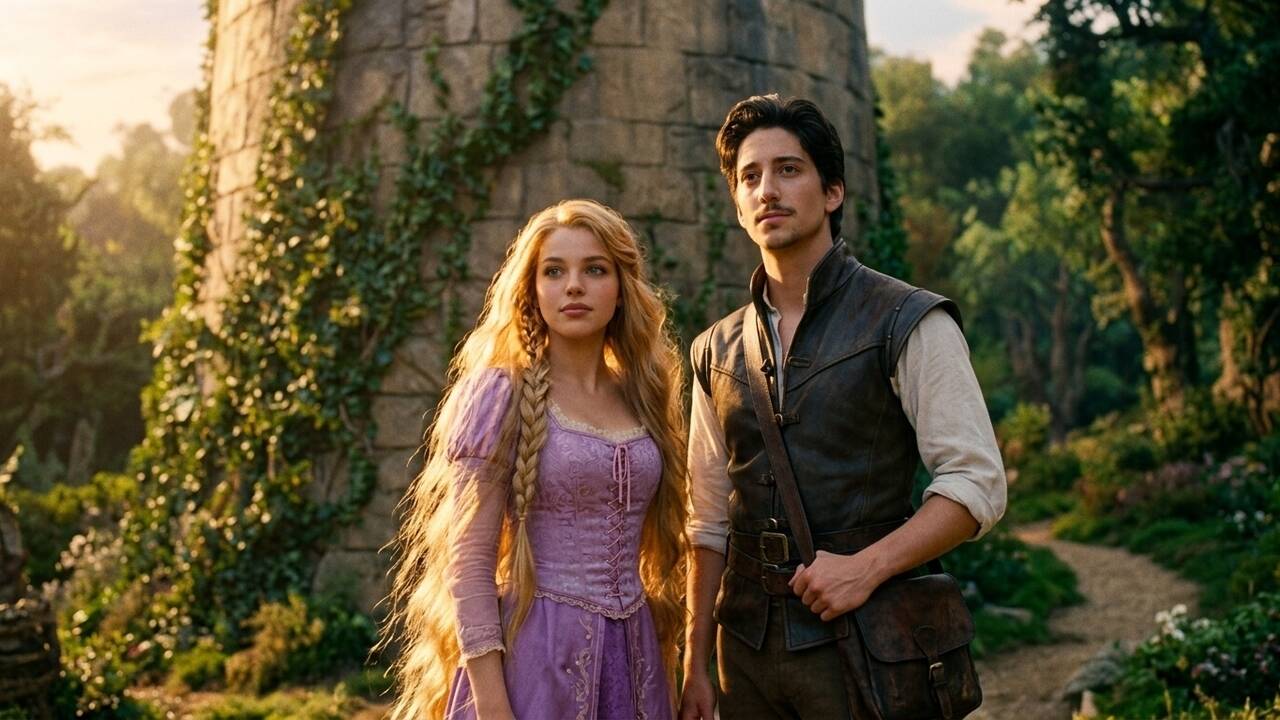Guide to the live-action cast of Tangled: Characters including Rapunzel ...