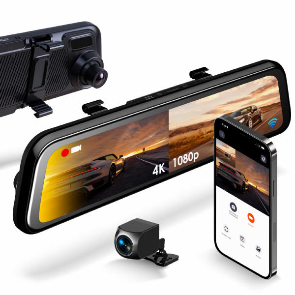 I tried a dash cam disguised as a rearview mirror — why it makes sense