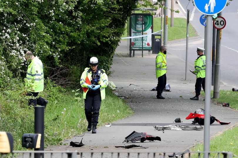 Man dies after motorbike crash on East Lancs Road