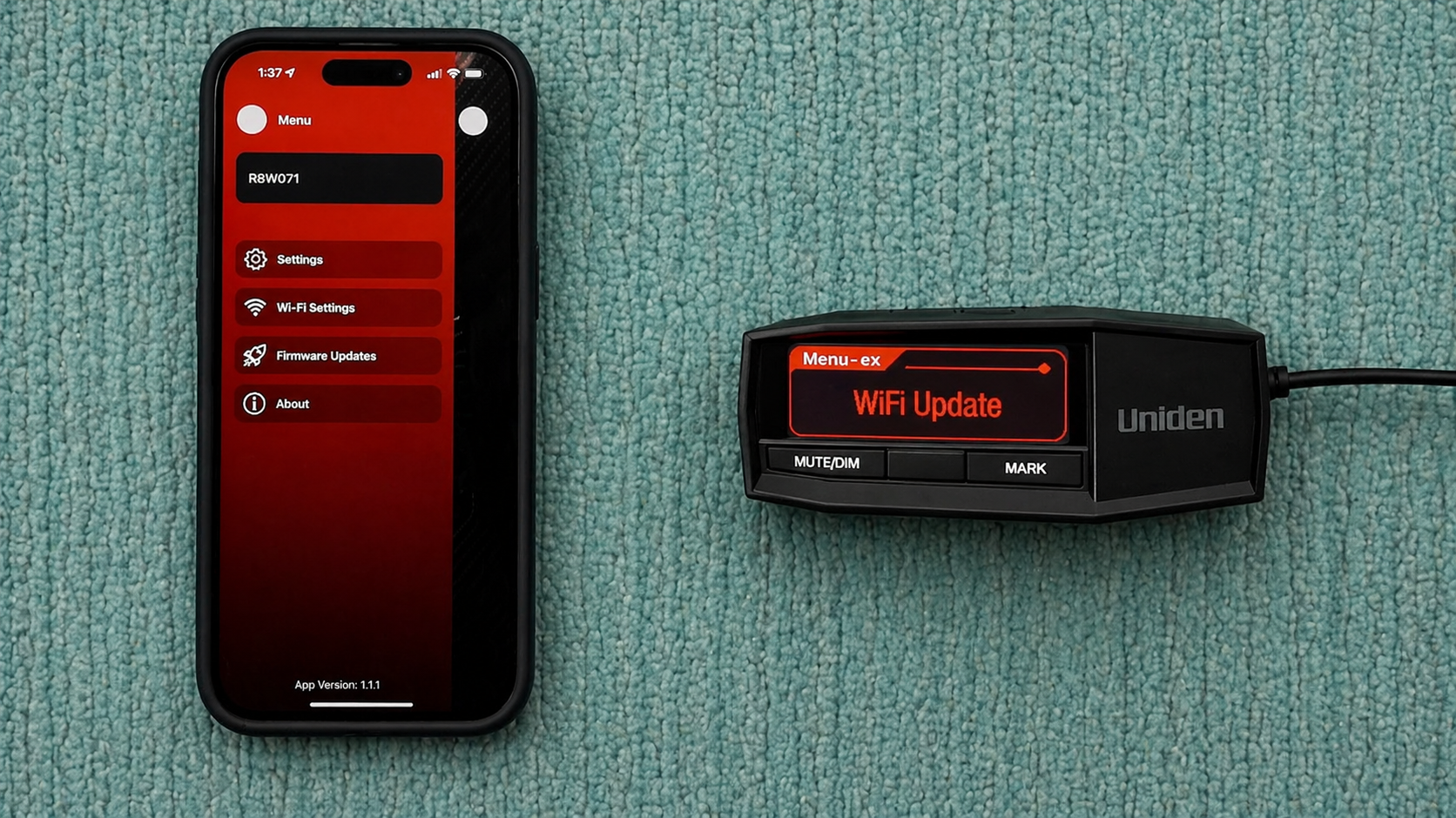 First look at Wi-Fi enabled radar detectors setup