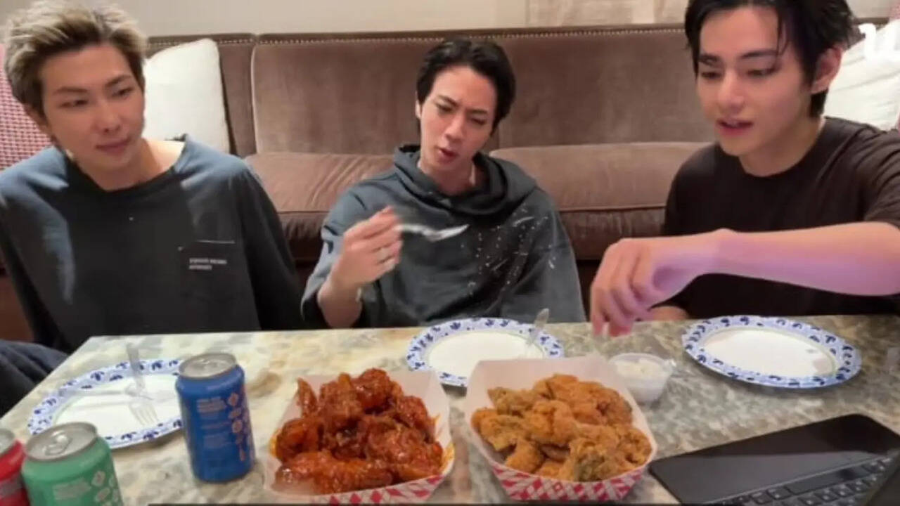 bts rm jin v weverse live was all about jungkook gym session jhope wild honey and more
