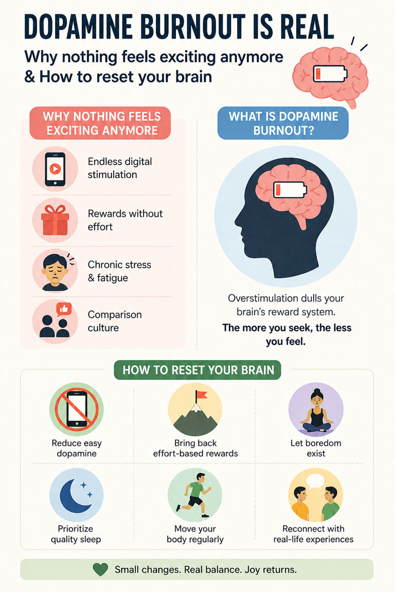 Dopamine burnout is real: Why nothing feels exciting anymore and how to ...