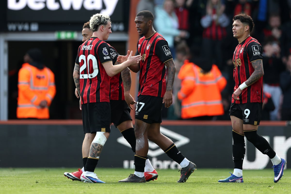El Crystal Palace sufre una resaca europea mientras el Bournemouth arrasa.
