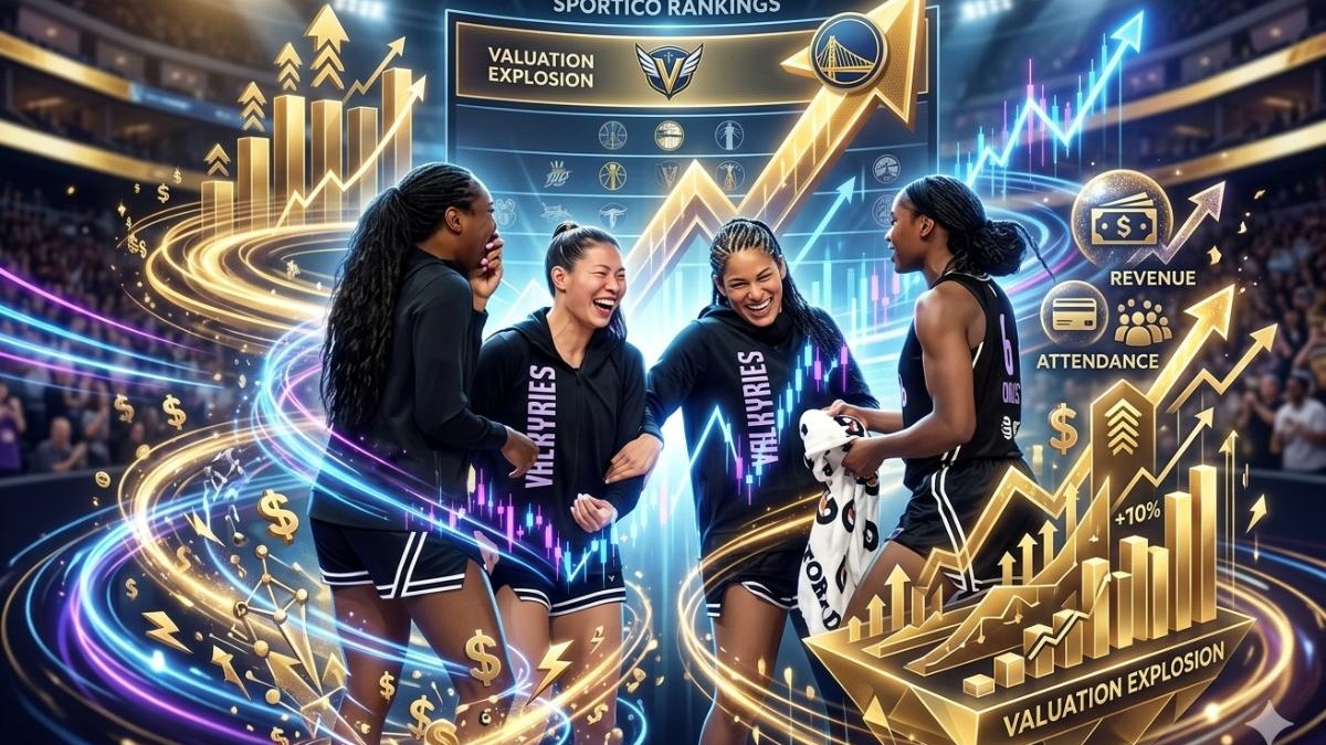 WNBA valuations explosion: Golden State Valkyries lead Sportico ...