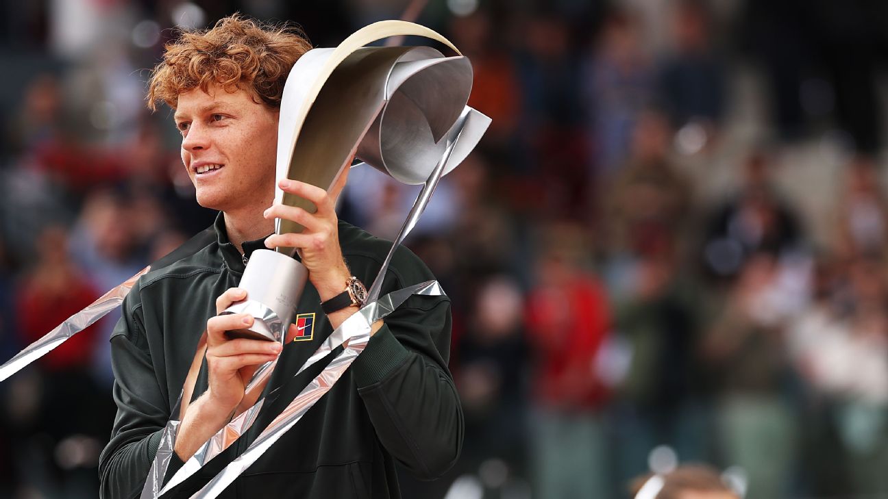 Sinner gana el Abierto de Madrid y consigue su quinto título consecutivo de Masters 1000, un récord.