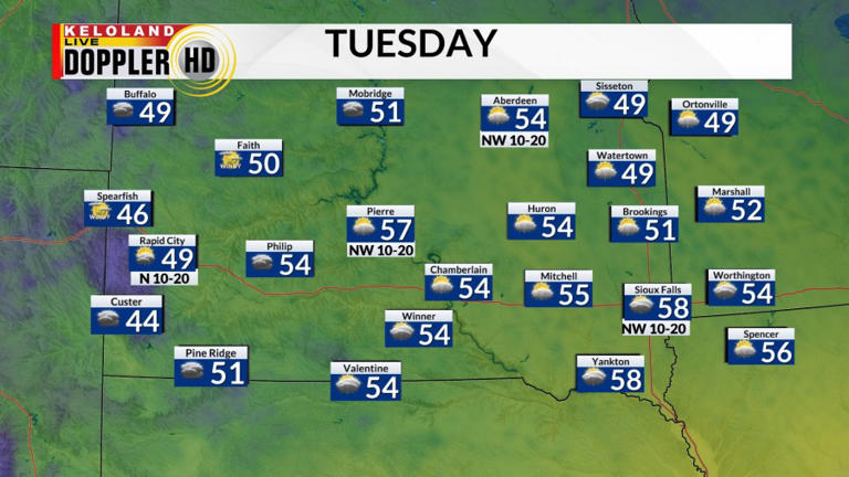 Storm Center PM update: Rain chances linger west river; mainly dry east