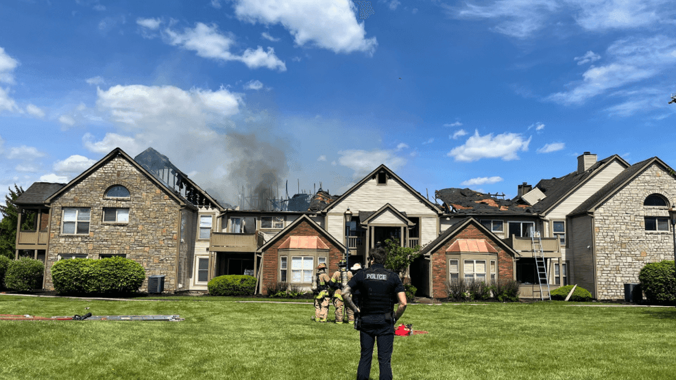 Dozens displaced after 3-alarm apartment fire in Dublin