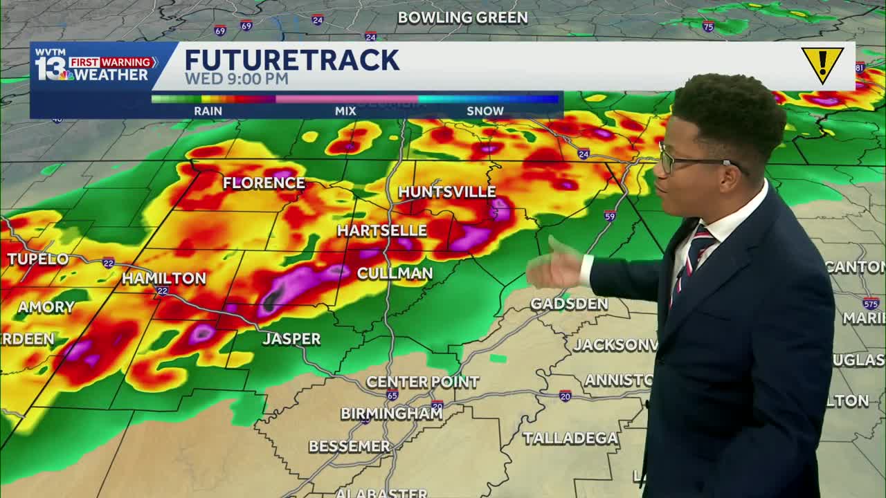 Alabama's Severe Weather Outlook: Storms return the forecast Wednesday