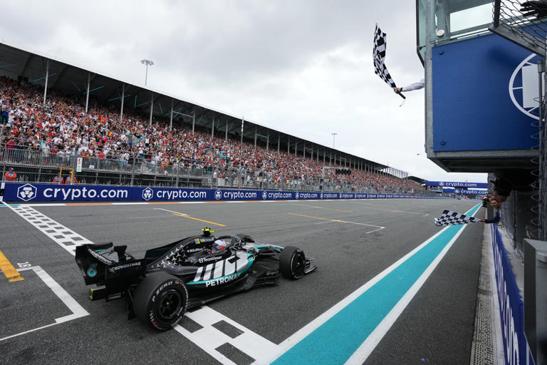 Kimi Antonelli wins the Miami Grand Prix for his third straight F1 victory