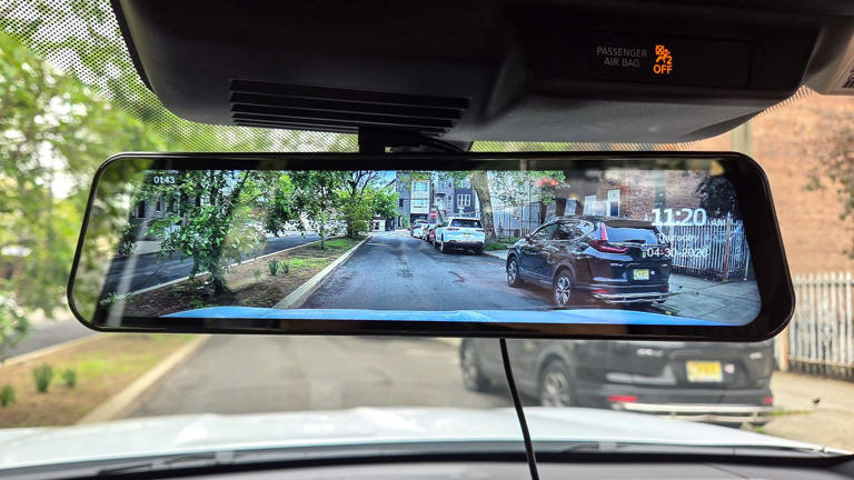I tried a dash cam disguised as a rearview mirror — why it makes sense