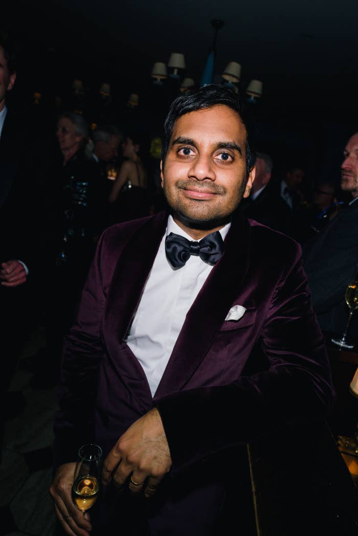 Aziz Ansari made a rare TV appearance on 