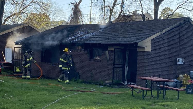 Adult taken to hospital after house fire Sunday in central Toledo