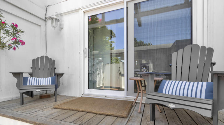 Farewell to flimsy vertical blinds — this sliding glass door idea is so ...