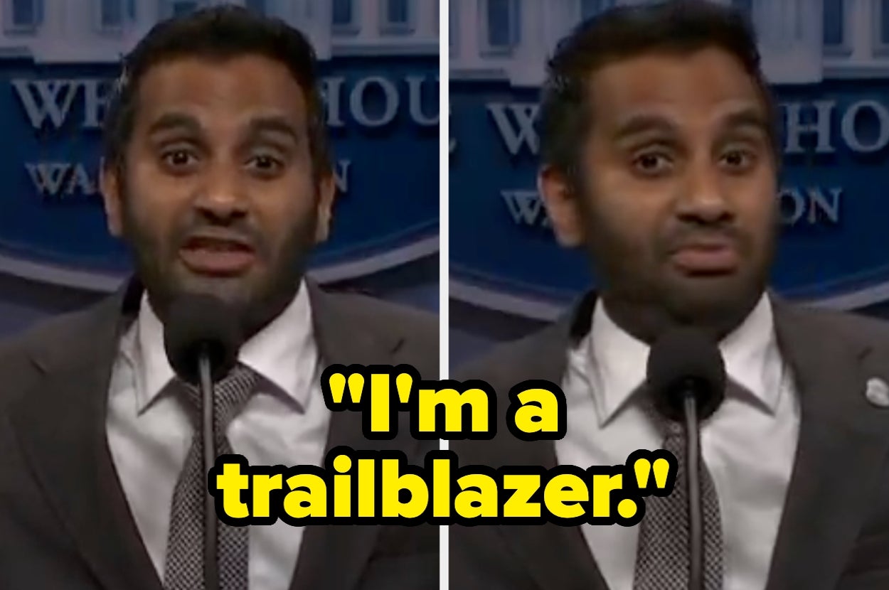 Aziz Ansari made a rare TV appearance on 