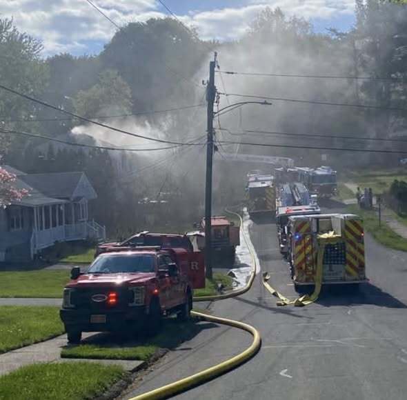 A family pet is dead after Sunday morning house fire