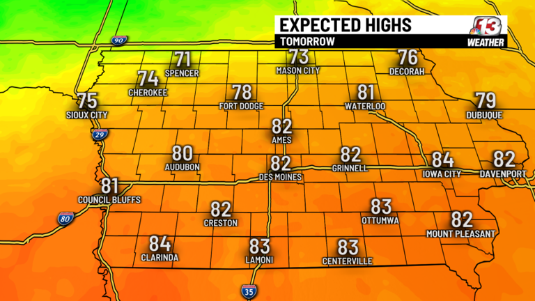 Strong storm potential moves in Monday night