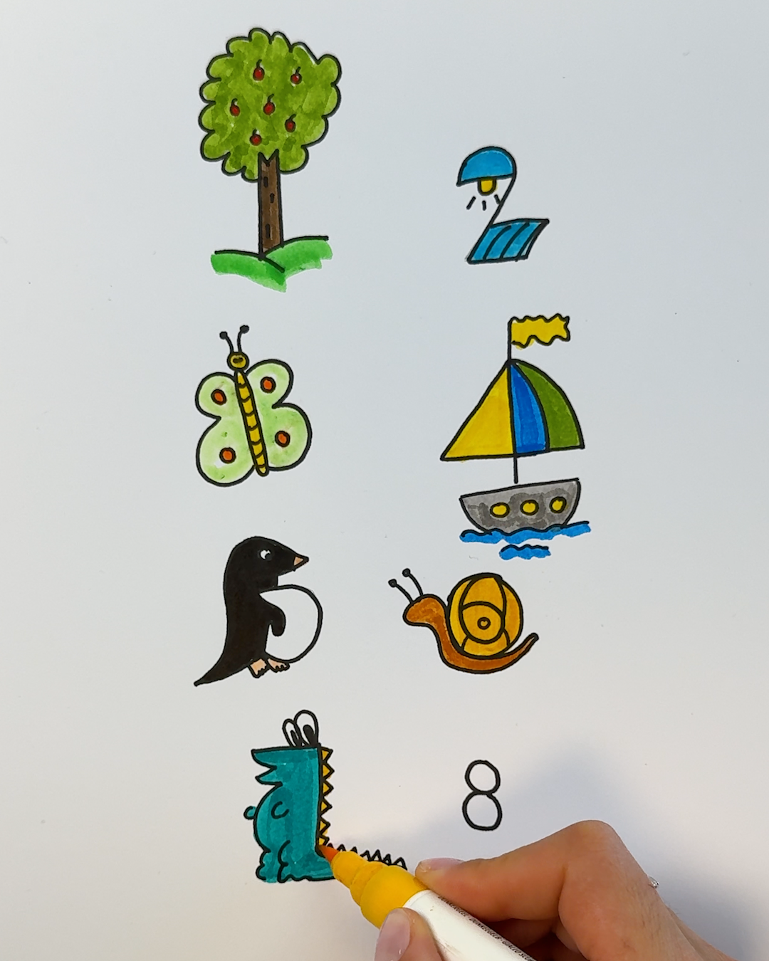 Drawing made easy with numbers 🖌️🔢