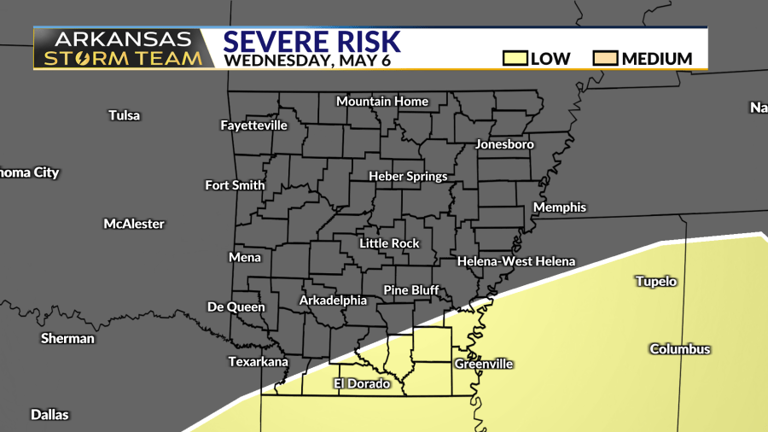 Arkansas Storm Team forecast: Alert Day Tuesday, May 5