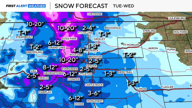 Tracking rain and snow across Colorado, a few degrees could make all ...