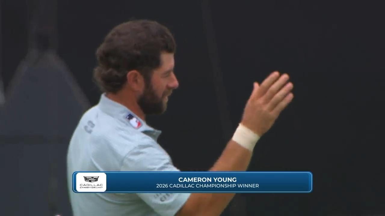 With Trump watching in Doral, Cameron Young finishes off wire-to-wire ...