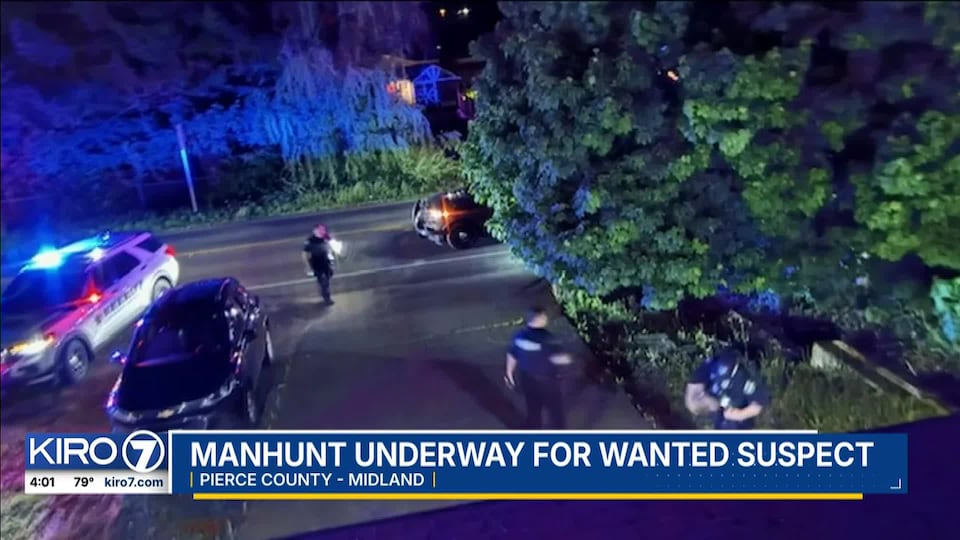 Video: Manhunt underway for wanted suspect