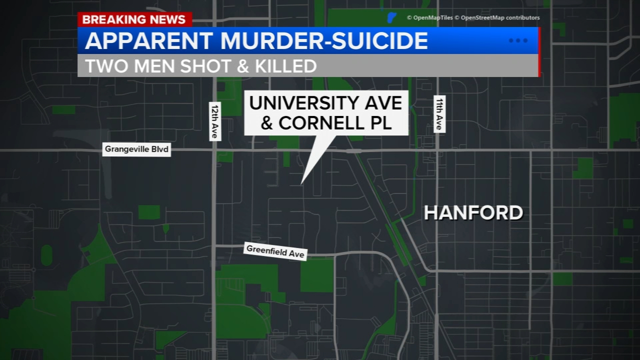 Two men dead in apparent murder-suicide in Hanford, police say
