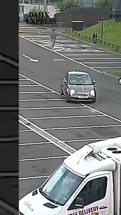 Teen driver sends man flying in horror crash