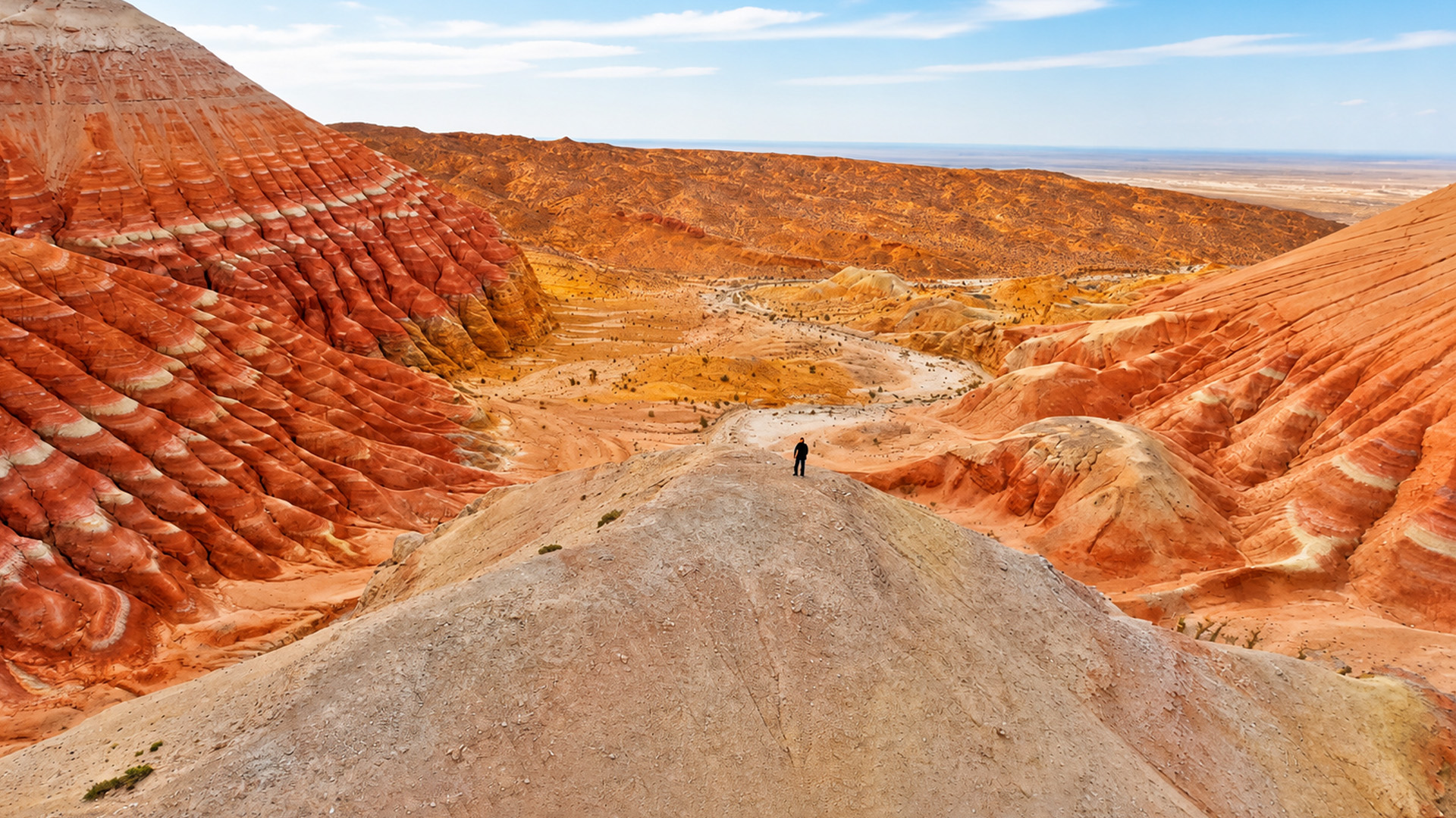 How did these red rocks form in such unique shapes?