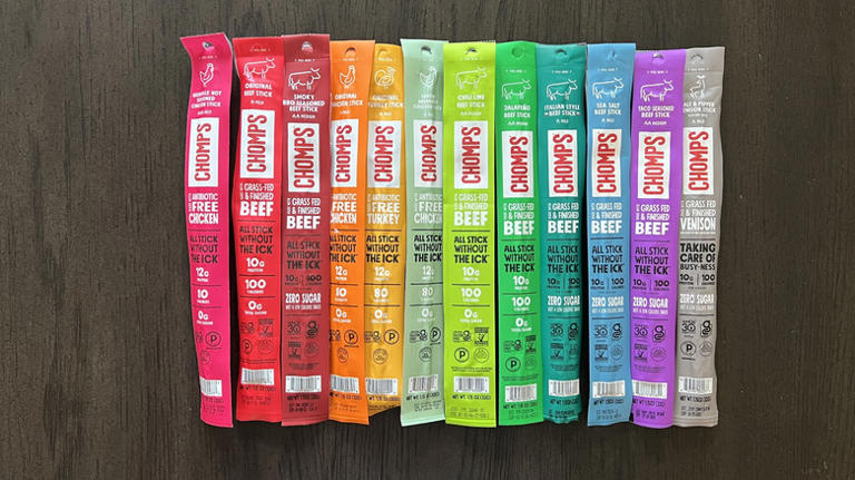 12 Chomps meat sticks, ranked